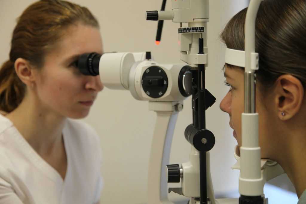 Исследование органов зрения