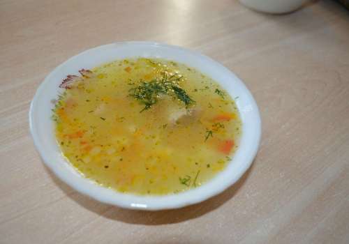 суп с филе и картофелем